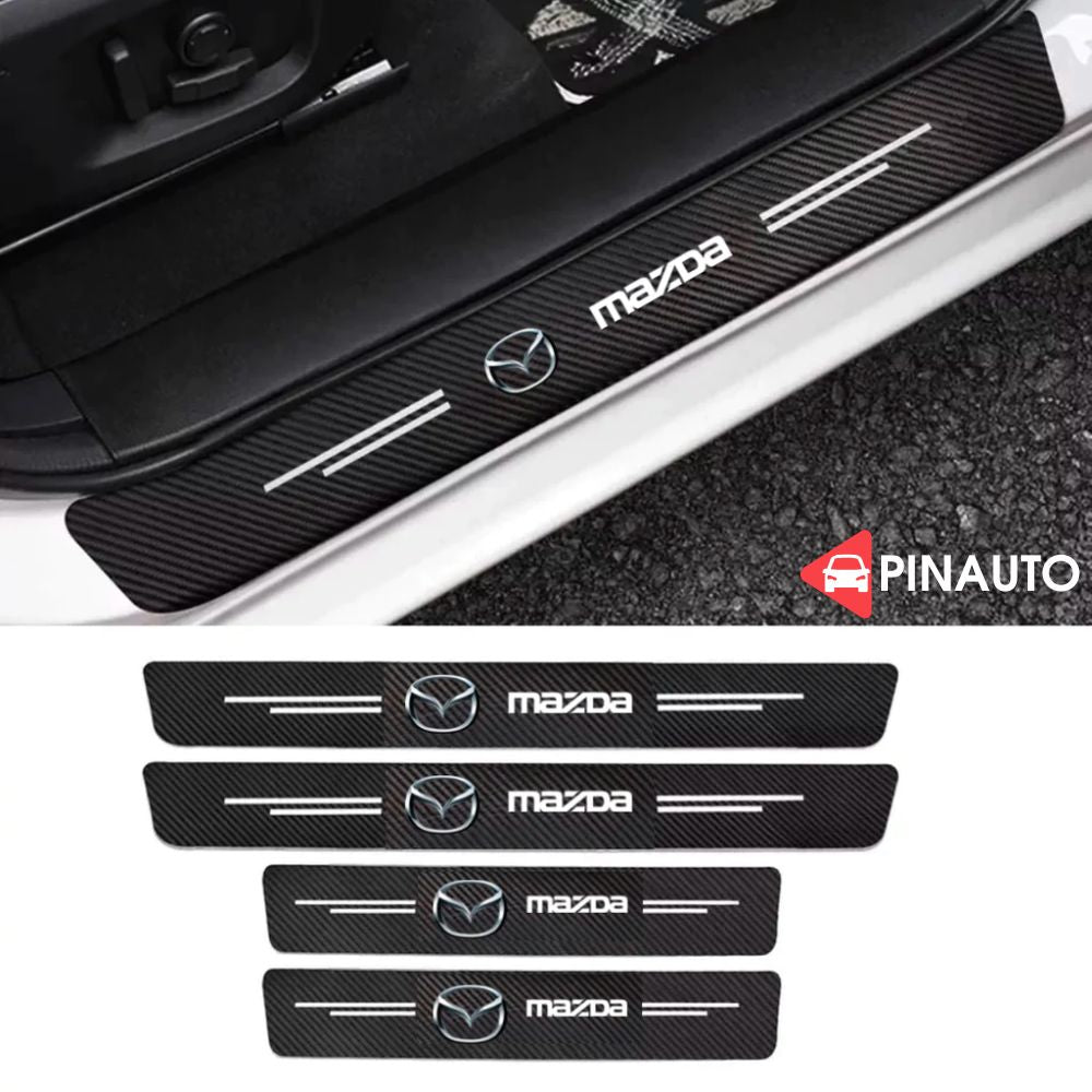 Door Sill Protectors with Logo — Front Doors, Rear Doors & Trunk