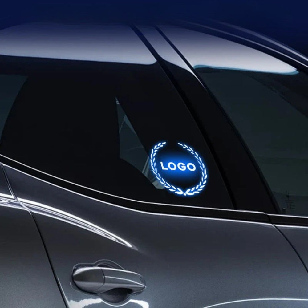 Ladattava LED-autologo – neonvaloefekti