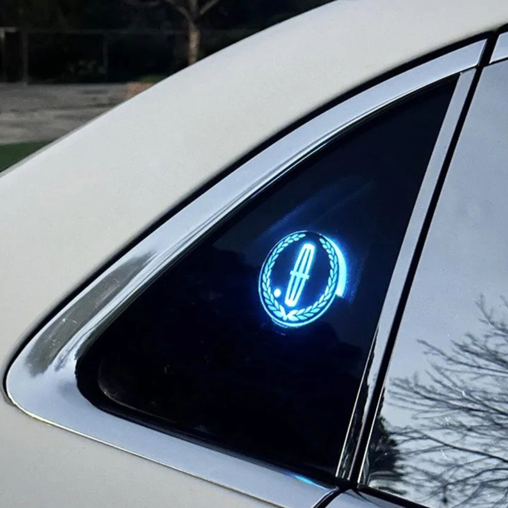 Ladattava LED-autologo – neonvaloefekti