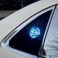 Ladattava LED-autologo – neonvaloefekti