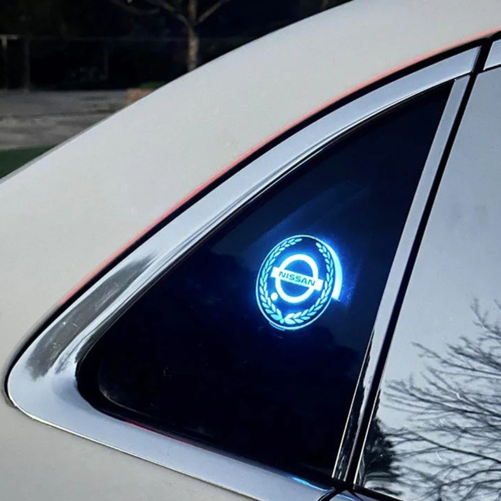Ladattava LED-autologo – neonvaloefekti